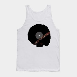 Afro Vinyl - African Woman Tank Top